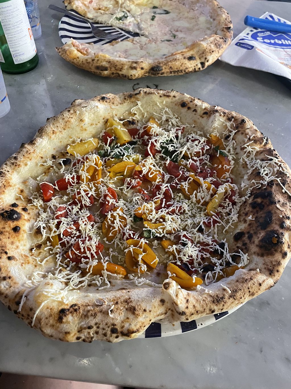 Gino e Toto Sorbillo vegan pizza